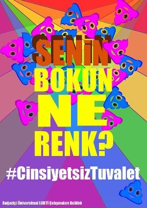 Haber | Boaziinde cinsiyetsiz tuvalet talebi: Senin bokun ne renk?